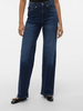 Vero Moda Tessa Wide Leg Jean | Deep Blue 32" Inseam