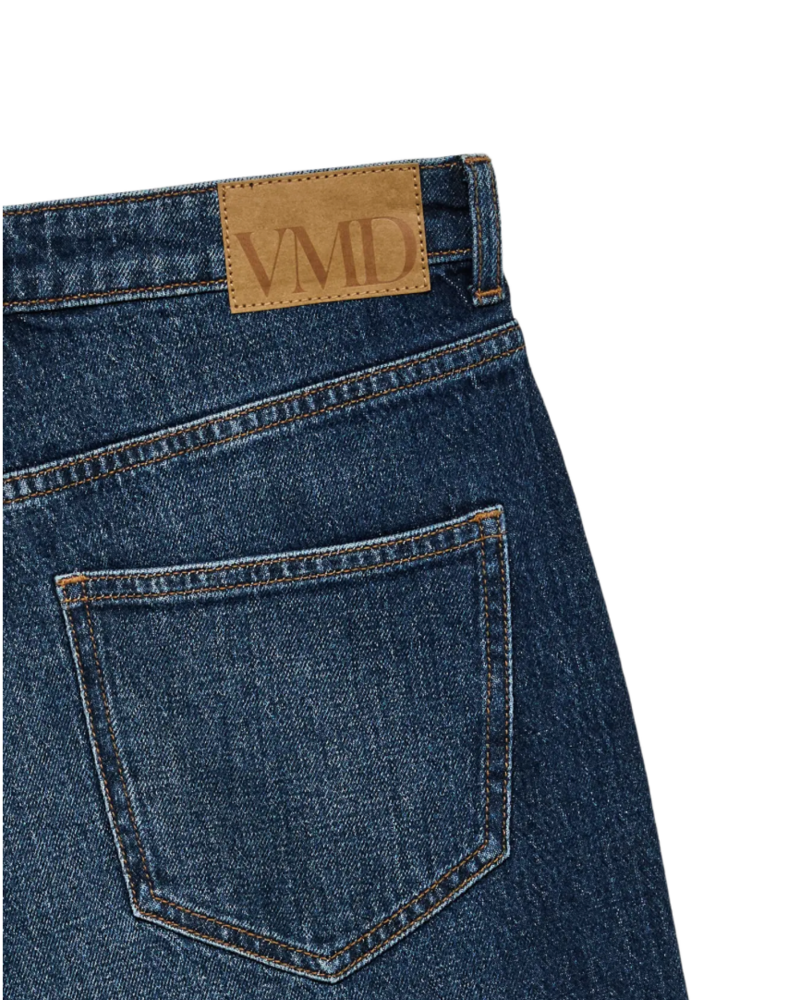 Vero Moda Tessa Wide Leg Jean | Deep Blue 32" Inseam