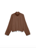 Vero Moda Saba Zipper Pullover | Brown