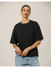 Boxy Tee | Washed Black