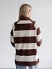 Stripe Rugby Polo | Brown