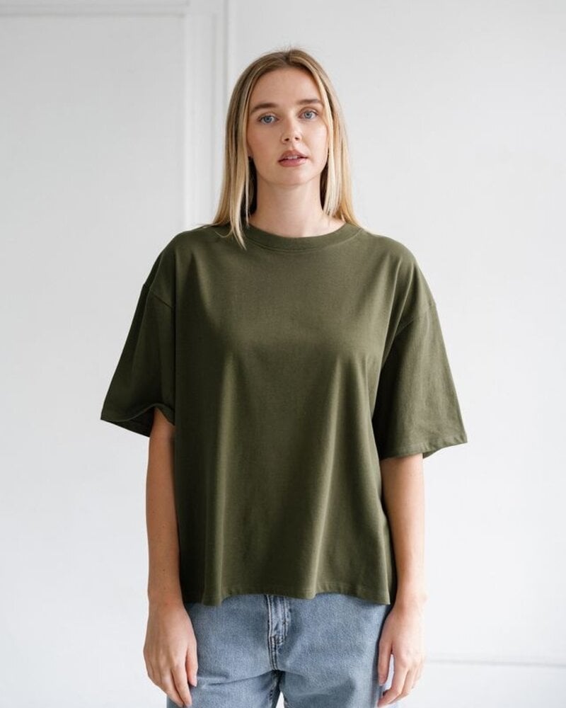 Boxy Tee | Chive