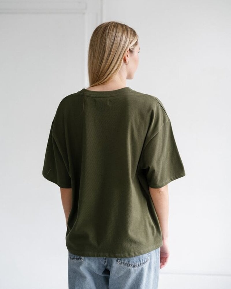Boxy Tee | Chive