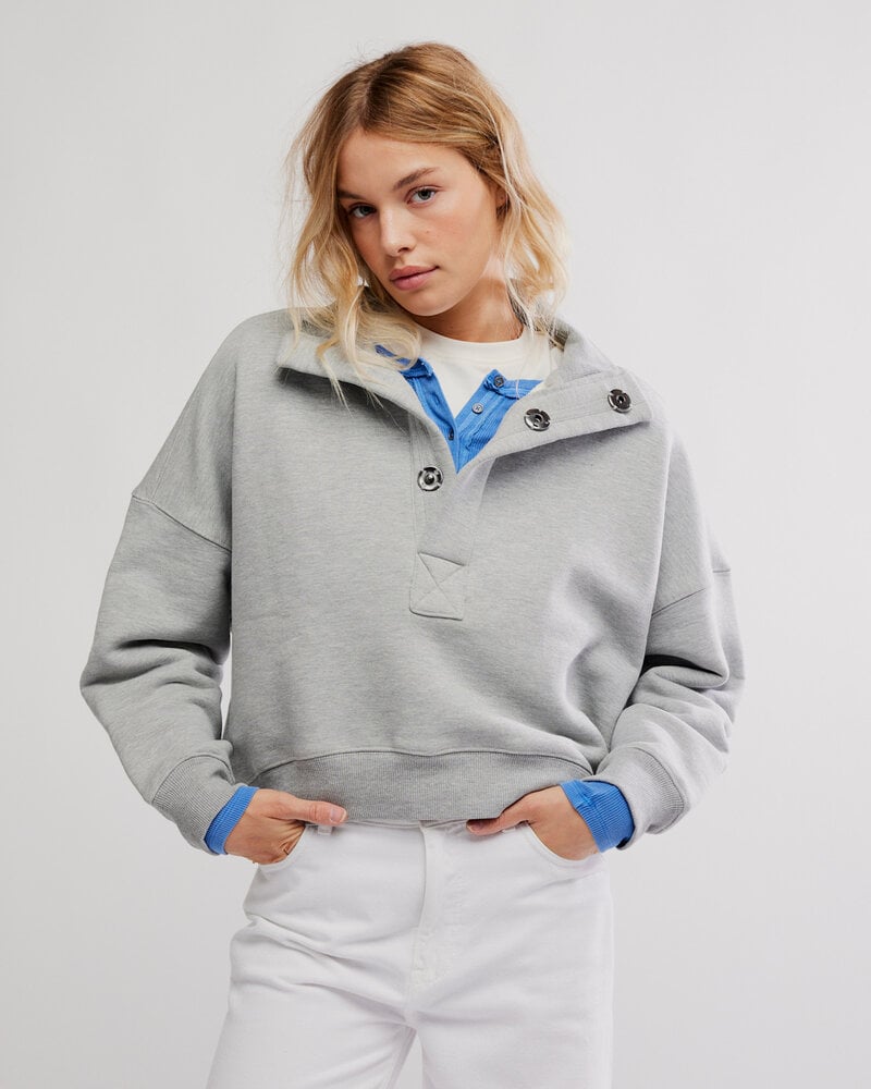 Free People Timeless Pullover | Heather Grey