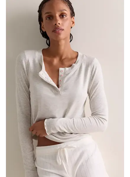Free People Dream State Henley | Heather Grey