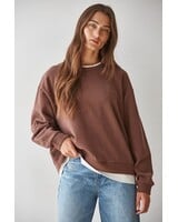 Always On Crew Pullover | Brown