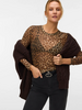 Vero Moda Lova Mesh Top | Leopard