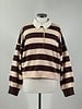 Amerie Striped Pullover | Chocolate