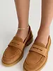Free People Lana Loafers | Luggage Suede