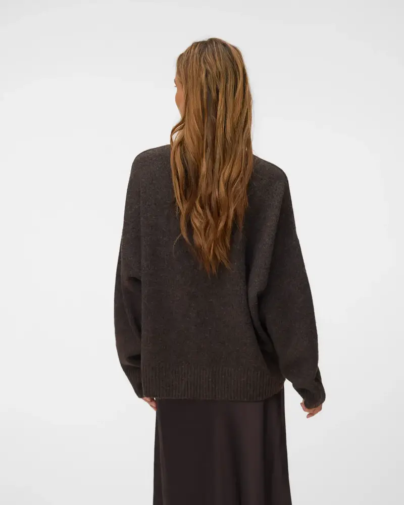 Vero Moda Boom Pullover | Chocolate