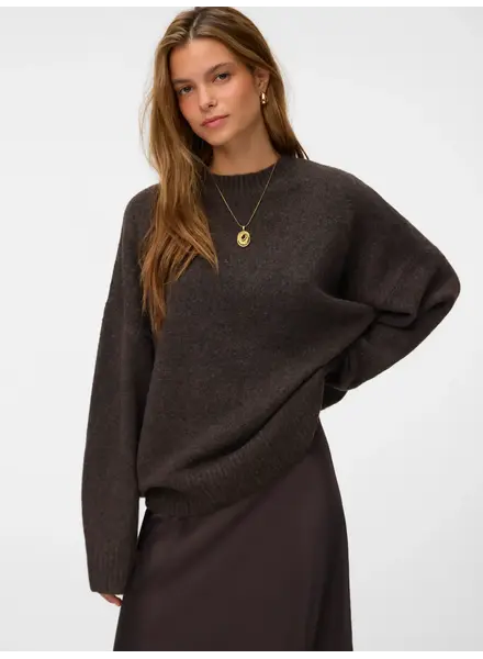 Vero Moda Boom Pullover | Chocolate