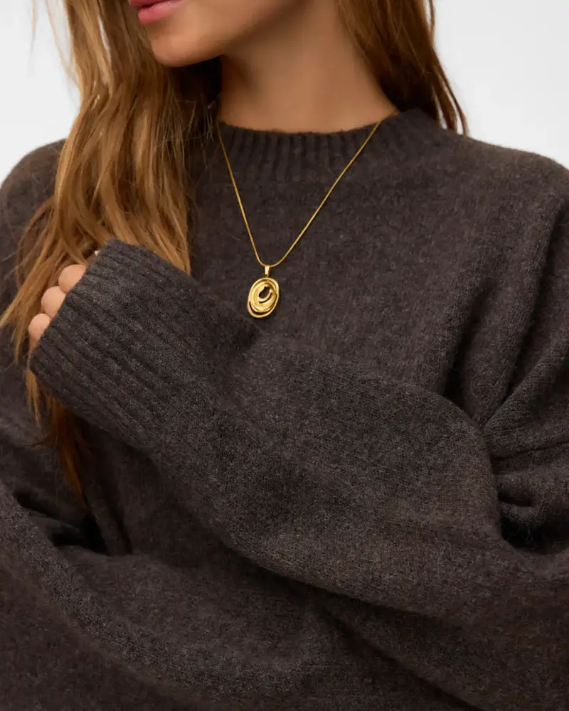 Vero Moda Boom Pullover | Chocolate