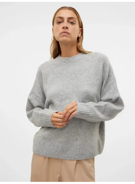 Vero Moda Boom Pullover | Grey