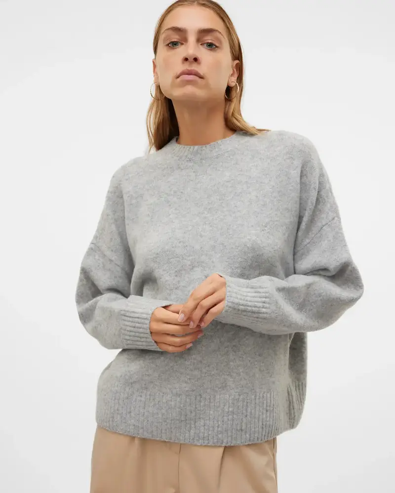 Vero Moda Boom Pullover | Grey