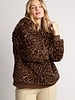 Leopard  One Size Crewneck Sweater | Brown