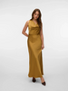 Vero Moda Maika Tie Maxi Dress | Pale Gold
