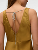 Vero Moda Maika Tie Maxi Dress | Pale Gold