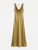 Vero Moda Maika Tie Maxi Dress | Pale Gold