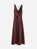 Vero Moda Maika Tie Maxi Dress | Maroon