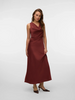 Vero Moda Maika Tie Maxi Dress | Maroon