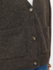 Vero Moda Boom Button Cardigan | Chocolate