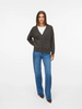 Vero Moda Boom Button Cardigan | Chocolate