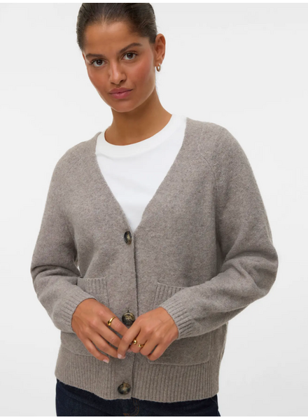 Vero Moda Boom Button Cardigan | Moon