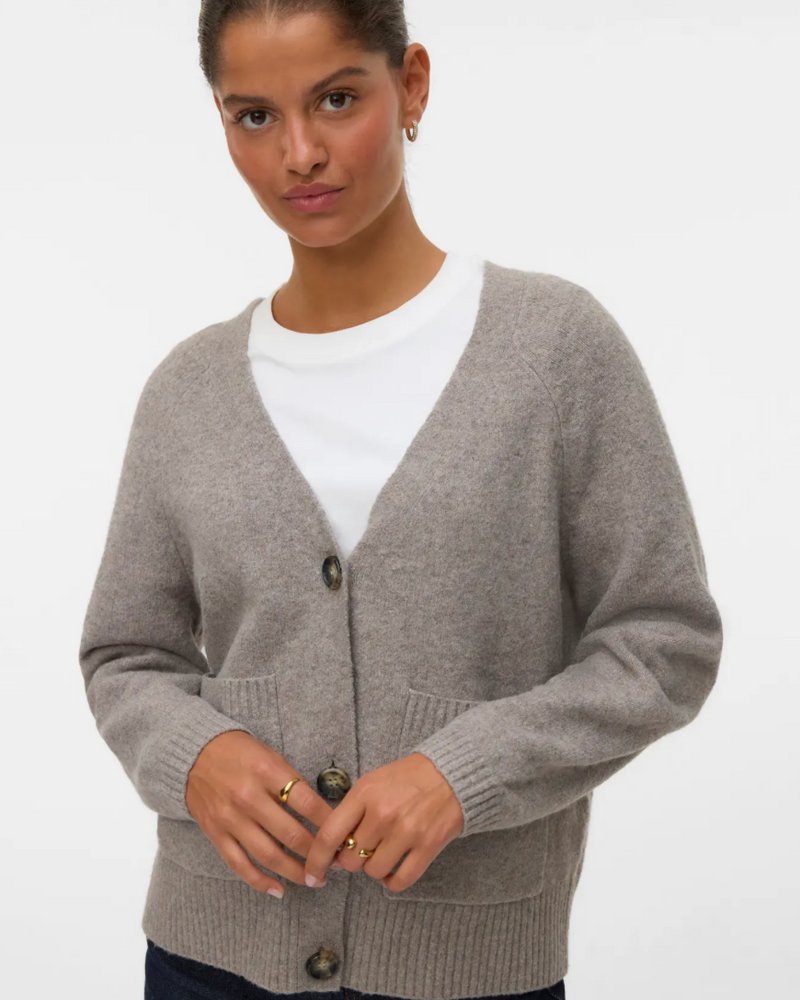 Vero Moda Boom Button Cardigan | Moon