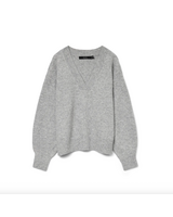 Vero Moda Boom V-neck Pullover | Grey