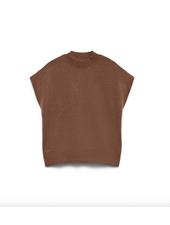 Vero Moda Melly High Neck Pullover | Brown
