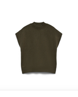 Vero Moda Melly High Neck Pullover | Forest