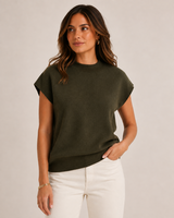Vero Moda Melly High Neck Pullover | Forest