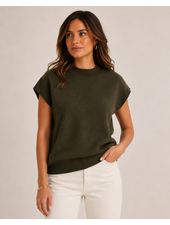 Vero Moda Melly High Neck Pullover | Forest
