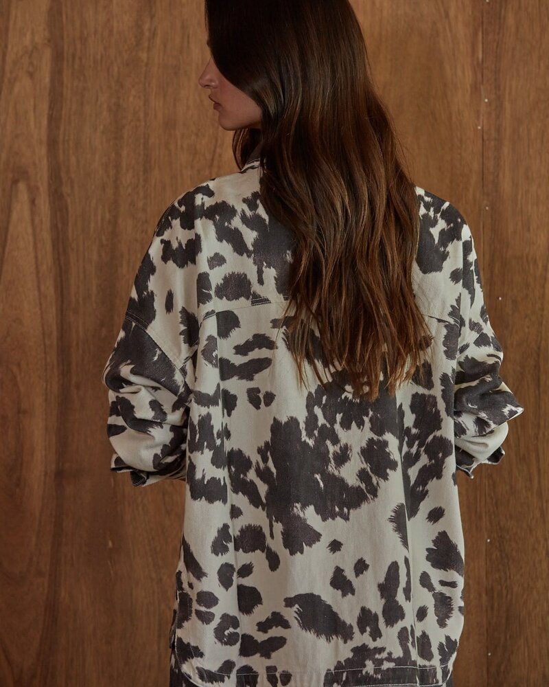 Rogue Cow Print Jacket