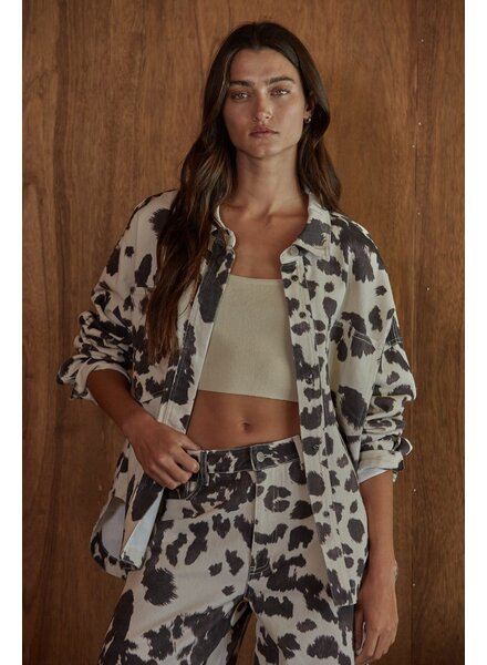 Rogue Cow Print Jacket