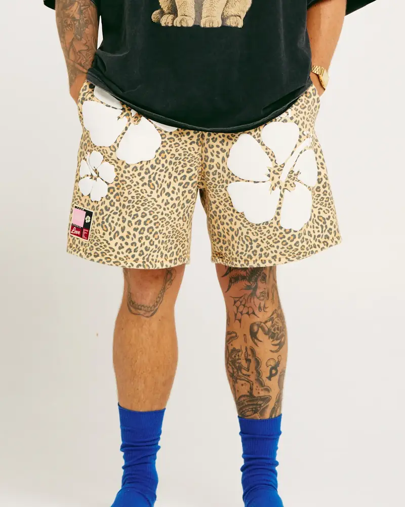 Sabbi Happy Hibiscus Shorts | Leopard