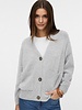 Vero Moda Boom Button Cardigan | Light Grey