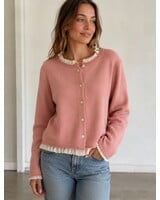 Smash + Tess Lacy Cardigan | Dusty Rose