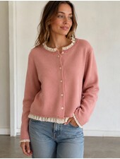 Smash + Tess Lacy Cardigan | Dusty Rose