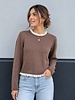 Smash + Tess Lacy Cardigan | Brown