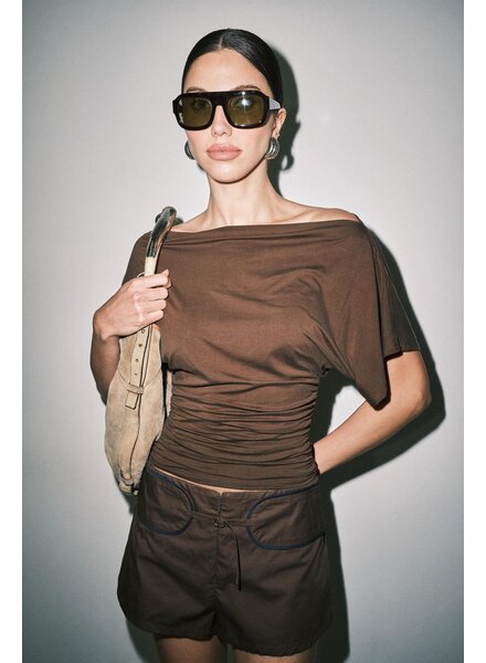 Livia Top | Brown