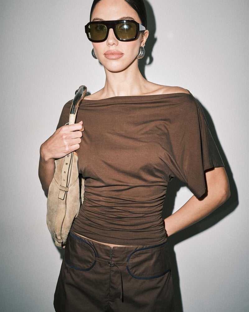 Livia Top | Brown