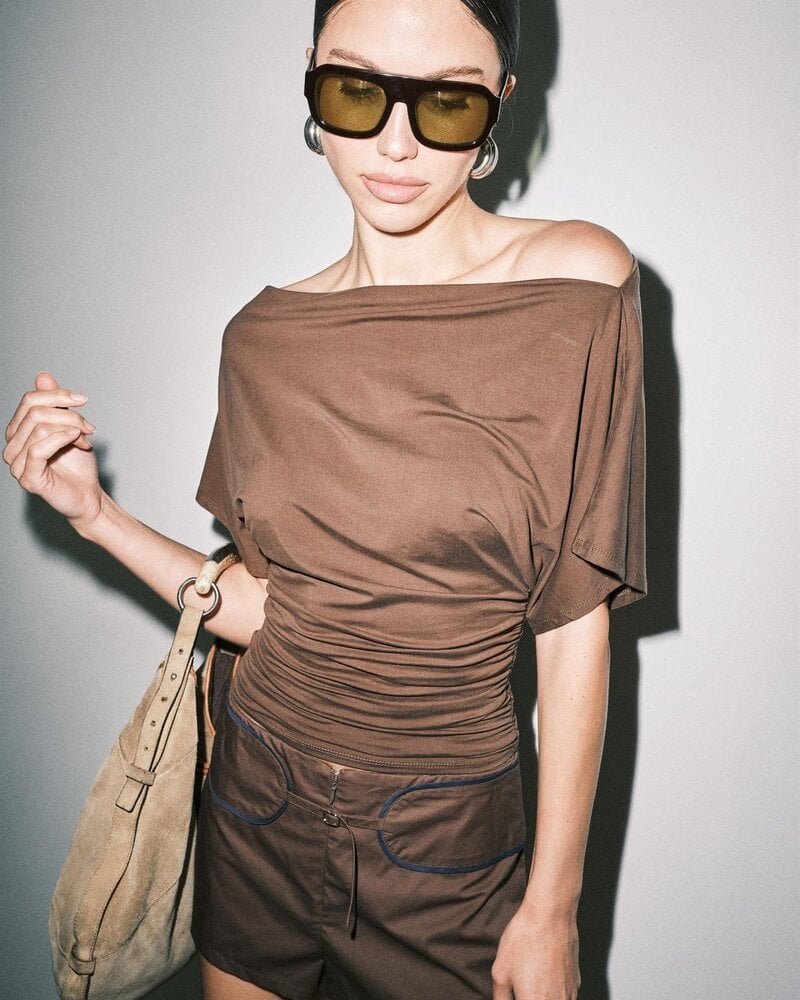 Livia Top | Brown