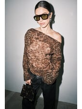 Emma Sheer Leopard Top