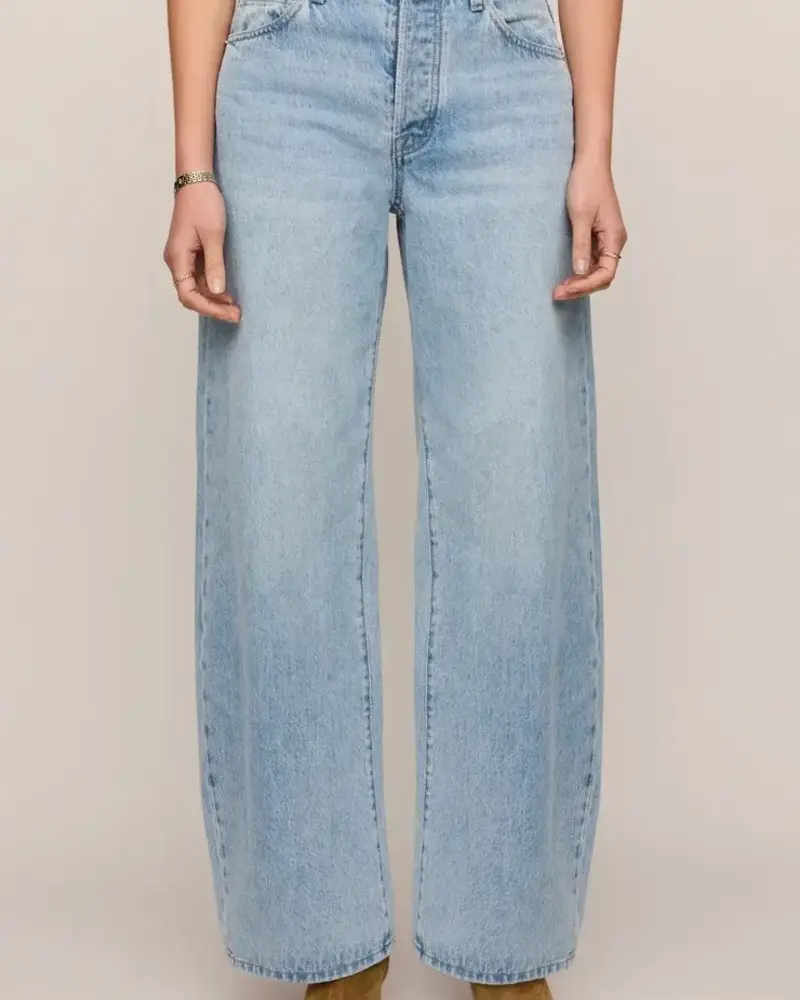 Z Supply Show Off High-Rise Bowed Denim
