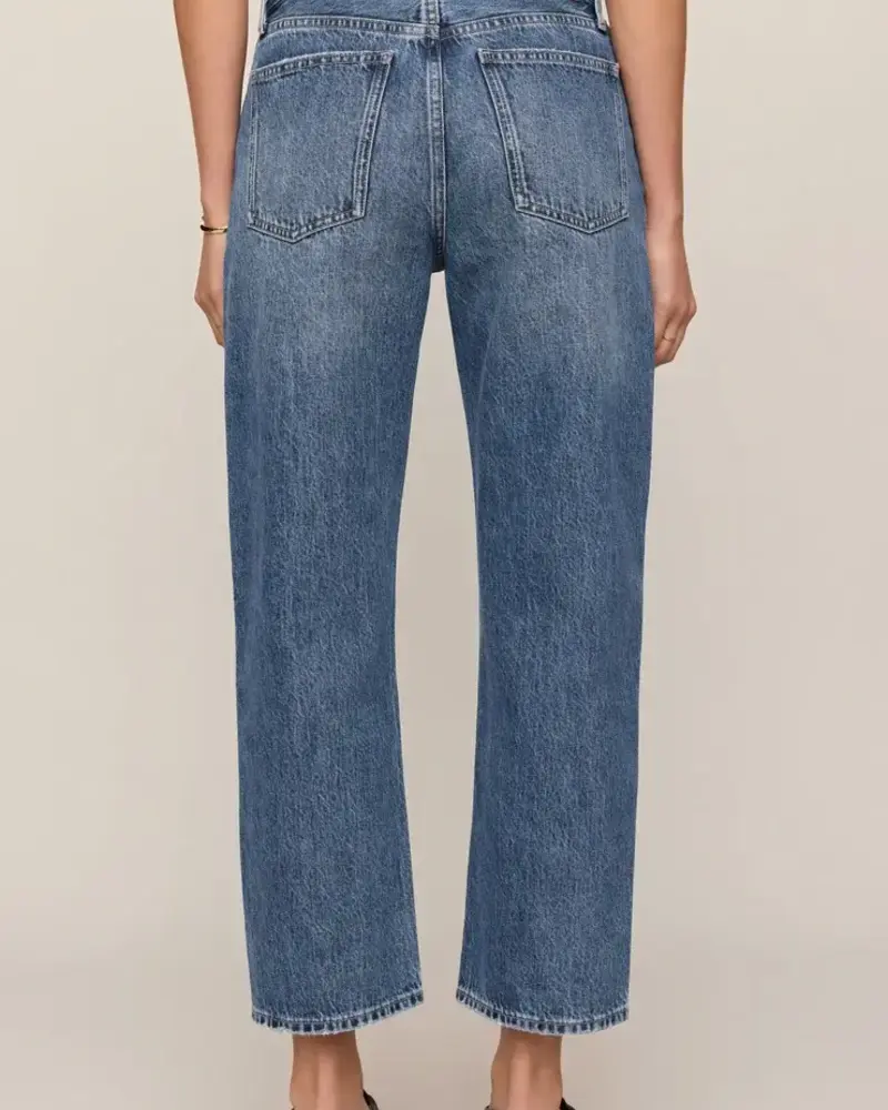Z Supply Off Duty Mid-Rise Bowed Ankle Denim