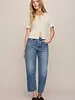 Z Supply Off Duty Mid-Rise Bowed Ankle Denim