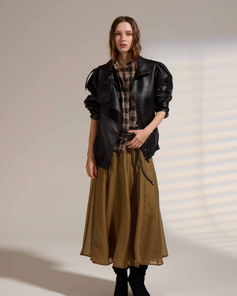 Misti Faux Leather Jacket