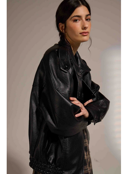 Misti Faux Leather Jacket