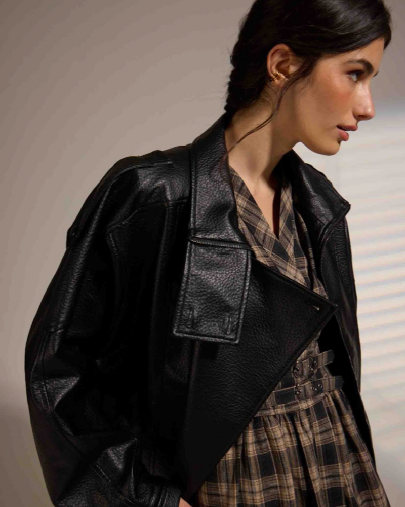 Misti Faux Leather Jacket